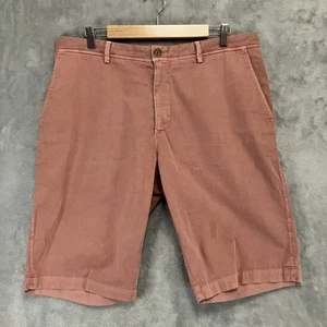 Hugo Boss Mens Shorts Rigan Salmon Pink Size W34 - Picture 1 of 9