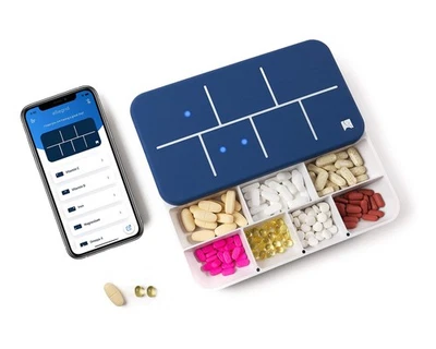 Monthly Pill Organizer by Ellie | Organize Pills in Seconds | Alarm & Phone N... - Image 1 of 4