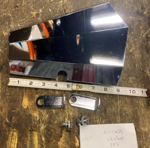 NOS Vtg Air Scoop Harley Shovelhead Panhead FLH FX Acc Chrome Big twin USA! ne - Picture 1 of 6