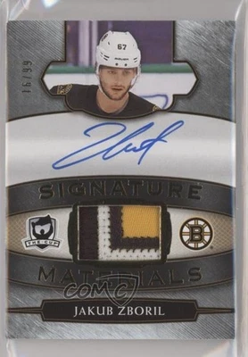 2018-19 Upper Deck The Cup Signature Materials /99 Jakub Zboril Rookie Auto RC - Image 1 of 2