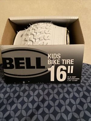 Bell Kids Bike Tire White 16" x 2.125" Replaces 1.75"-2.125" New NIB - Image 1 of 3