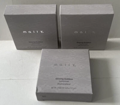 MALLY GLOWNING GODDESS LUMINATEUR 3 X 0.20OZ READ LISTING NEW IN BOX 3 PCS. - Image 1 of 4
