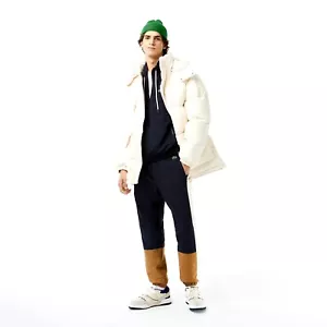 LACOSTE Mens Designer Water Repellent Colour Block Jogger Trackpant L BNWT - Picture 1 of 12