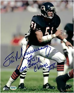 Jim Morrissey-Chicago Bears-Autographed 8x10 Football Photo With Inscription - Picture 1 of 1
