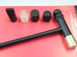 6tlg Miniatur Hammer Set 4 Basteln Hobby Schmuck Messing Stahl Nylon 4286 154g 628 - Bild 1 von 9