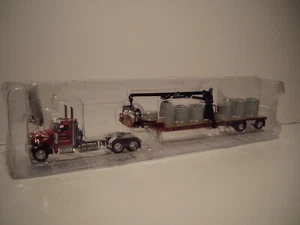 DCP PRIMERA MARCHA 1/64 LEFEBVRE KENWORTH W900 CON REMOLQUE DE PLUMA Y CARGA DE ALCANTARILLA - Imagen 1 de 10
