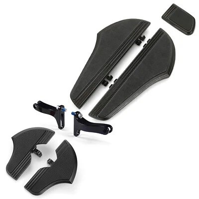 Tableros de piso negros Defiance Harley Touring Street Glide/Electra Glide 1980+ Foto 1 de 4