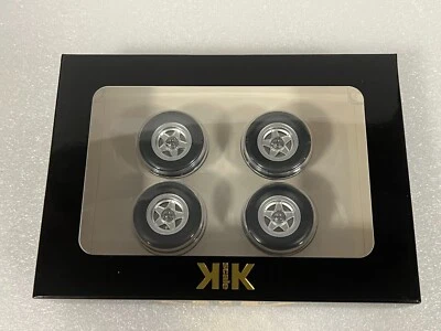 KK SCALE KKDCACC009 4 Roues avec Jantes Chromées Ferrari 365 GTB Daytona 1/18 - Photo 1/4