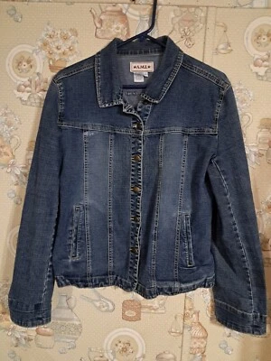Chaqueta vaquera AMI para mujer talla XLarge manga larga bolsillos delanteros Foto 1 de 4