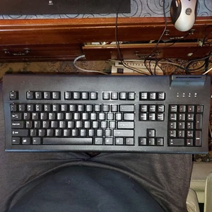 SCR338 KEYBOARD USB, BLACK, SMART CARD READER, UNUSED. - Picture 1 of 5