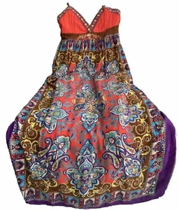 Flying Tomato Women's Summer Halter Maxi Dress Sz L NWT - Picture 1 of 16