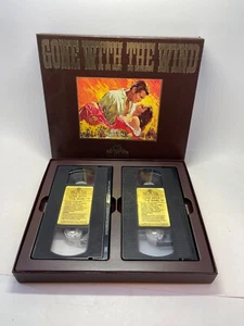 COLLECTORS EDITION Gone With The Wind VHS Box Set Part 1 and 2 MGM Home Video - Picture 1 of 7