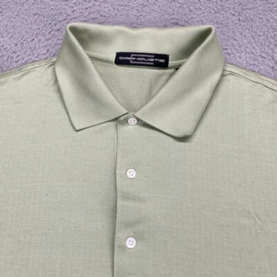 Polo de golf Carnoustie para hombre verde XLarge manga corta algodón mercerizado Kraft Foto 1 de 4