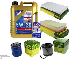INSPECTION KIT FILTER LIQUI MOLY OIL 5L 5W-30 for Peugeot 406 Break 8E/F 2.0 HDi