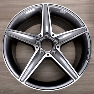 18'' x 8.5'' Machined Grey Replacement Wheel Rim Car Rim For Mercedes-Benz New - Picture 1 of 12