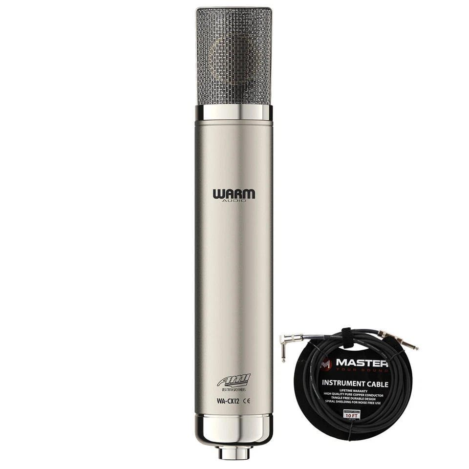 Warm Audio WA-CX12 Multi-Pattern Tube Condenser Microphone w/ Cable - Image 1 of 1
