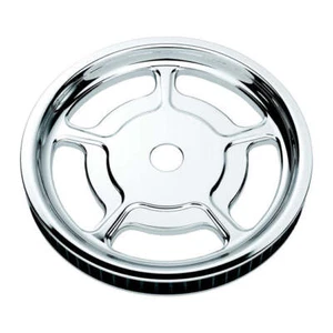 Performance Machine Moto Motorcycle Motorbike Universal Belt Pulley Chrome - Picture 1 of 1