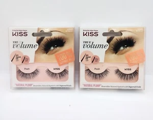 KISS WIMPERN True Volume konisches Ende Wimpern gefälschte Wimpern NOSH (2 PACKUNGEN) - Bild 1 von 3