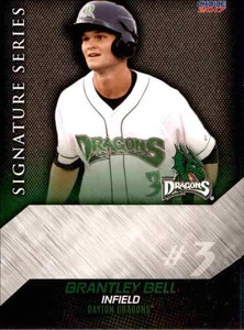 2017 Dayton Dragons Choice #2 Brantley Bell Phoenix Arizona AZ Baseball Card