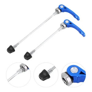 (Blue)1 Pair Mountain Bike Skewers Road Bicycle Quick Release Front Rear LJ - Picture 1 of 9