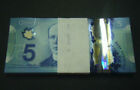 Canada $5 GEM UNC new polymer paper money Bank Notes Consecutive SNs bill