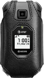 CBUS Fitted Leather Case w/ Rotating Clip for Kyocera DuraXE Epic (E4830) - Picture 1 of 6