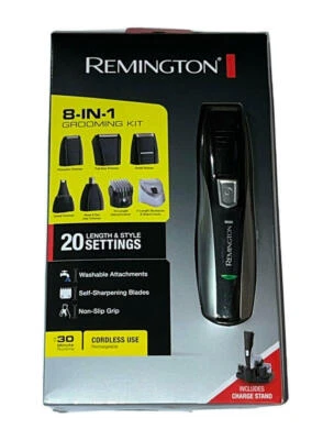 Remington PG350 8 in 1 Personal Grooming System Electric Shaver Trimmer Kit - Image 1 of 2