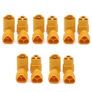 5 Pairs MT60 3.5mm Motor Plug Connector Set for RC Multicopter Quadcopter - Picture 1 of 9