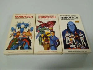 Robotech Southern Cross New Generation Lot (VHS, 1985, Dub) Anime Harmony Gold - Picture 1 of 6