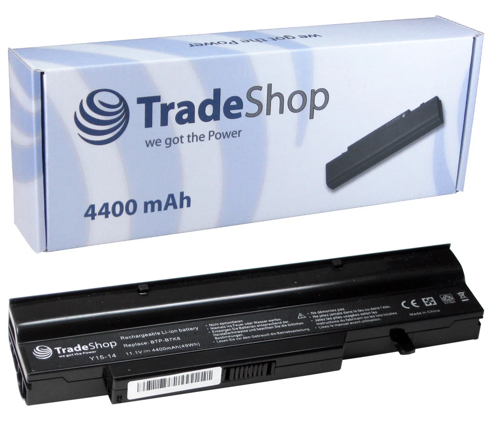 Battery for Fujitsu-Siemens BTPB5K8 BTPB7K8 BTPB8K8 4400mAh - Image 1 of 1