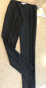 ETCETERA New! Kate Fit Viscose Pinstripe Straight "Legacy" Dress Pants NWT Sz 00 - Picture 1 of 11
