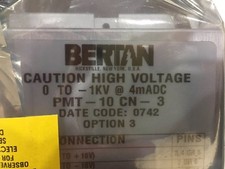 New, BERTAN Power Supply PMT 10CN-3 0-1KV 4mA @ DC Option 3 Made in USA