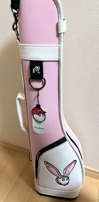 Malbon Golf Soporte Medio Estuche Caddy Bag Rosa Japón Nuevo Foto 1 de 4