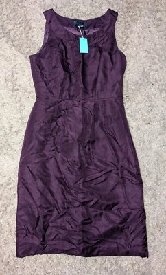 Boden Dress Purple Aline Uk12L Silk Blend Formal BNWT - Image 1 of 4