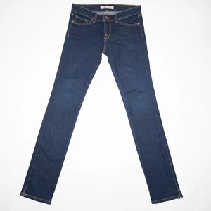 J Brand Damen The Deal Pencil Leg Zipper Ankle Jeans Dark Wash Größe 27 - Bild 1 von 10
