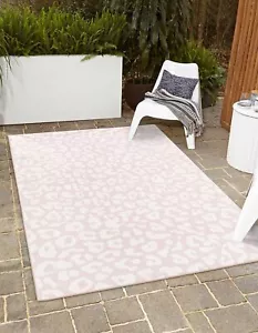Unique Loom Outdoor Safari 5' 3" x 7' 10" Rectangle, Pink Ivory/Ivory - Picture 1 of 7