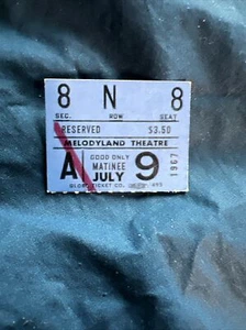 Bobby Darin With Chad And Jeremy Ticket Stub Melodyland Anaheim  7/9/67 - Picture 1 of 2