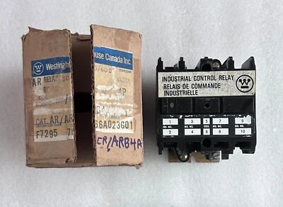 Relé de control industrial Westinghouse AR/ARB4A Foto 1 de 3