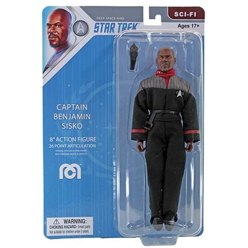 Mego Star Trek Captain Benjamin Sisko 8" Action Figure Model Toys Gift Box