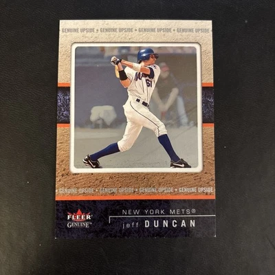 2003 Fleer Genuine - Genuine Upside Jeff Duncan #142 /1000 (RC) - Image 1 of 2