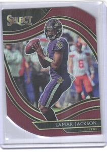 2020 Panini Select Lamar Jackson #303 Maroon Prizm Die Cut - Picture 1 of 2