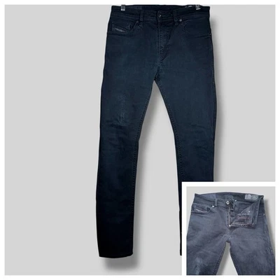 Diesel Jeans Men 33x32 Thommer Slim-Skinny Black 02 0688H - Image 1 of 4