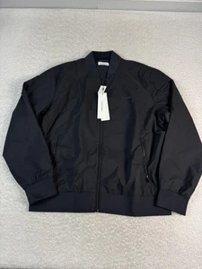 Calvin Klein Jacke Herren Large Schwarz Bomber Wasserabweisend Recyceltes Polyester - Bild 1 von 8