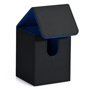 Pu Leather Card Deck Box Holds 100+ Sleeved Cards Magnetic Closure for Tcg/mtg - Picture 1 of 39