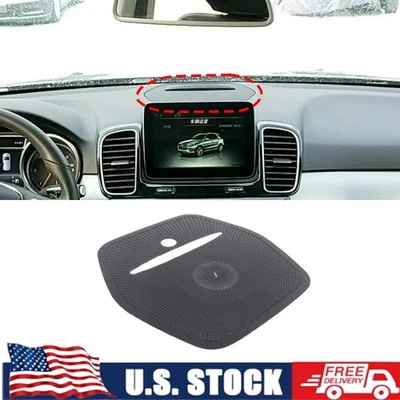 Cubierta de marco de altavoz de tablero de acero inoxidable apta para Mercedes-Benz GLE GLS Foto 1 de 4