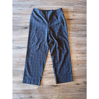 Pantalones deportivos a cuadros Geoffrey Beene talla 14 elásticos Foto 1 de 3