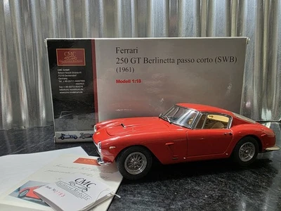 CMC 1961 Ferrari 250GT Berlinetta passo corto ( SWB) 1:18 Scale Diecast Car M046 - Image 1 of 4