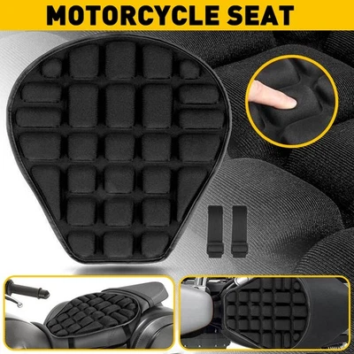 Cubierta de asiento de motocicleta Comfort Gel Seathion Universal Alivio de presión Almohadilla de aire Foto 1 de 4