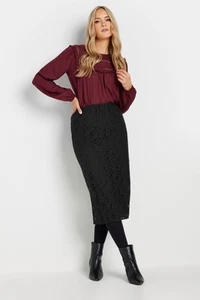 LTS Tall Lace Pencil Midi Skirt - Picture 1 of 8