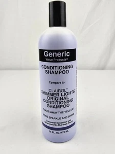 Generic Value Products Conditioning Shampoo Compare To Shimmer Lights 16oz - Picture 1 of 4